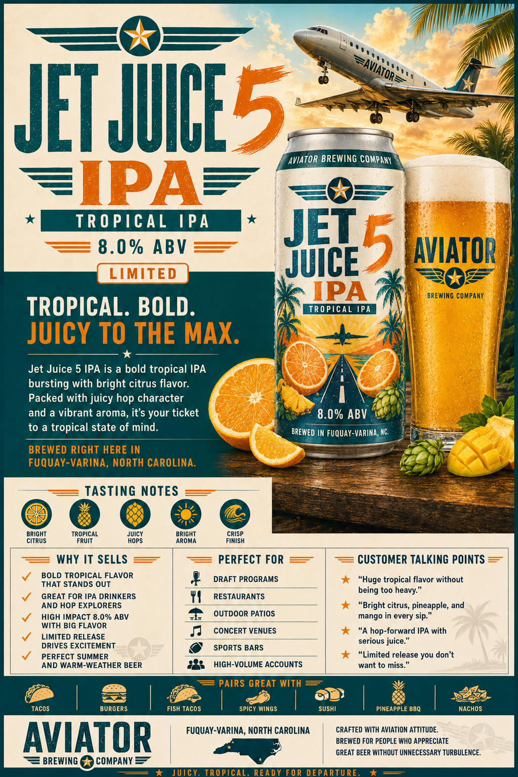 Jet Juice 5 IPA beer artwork