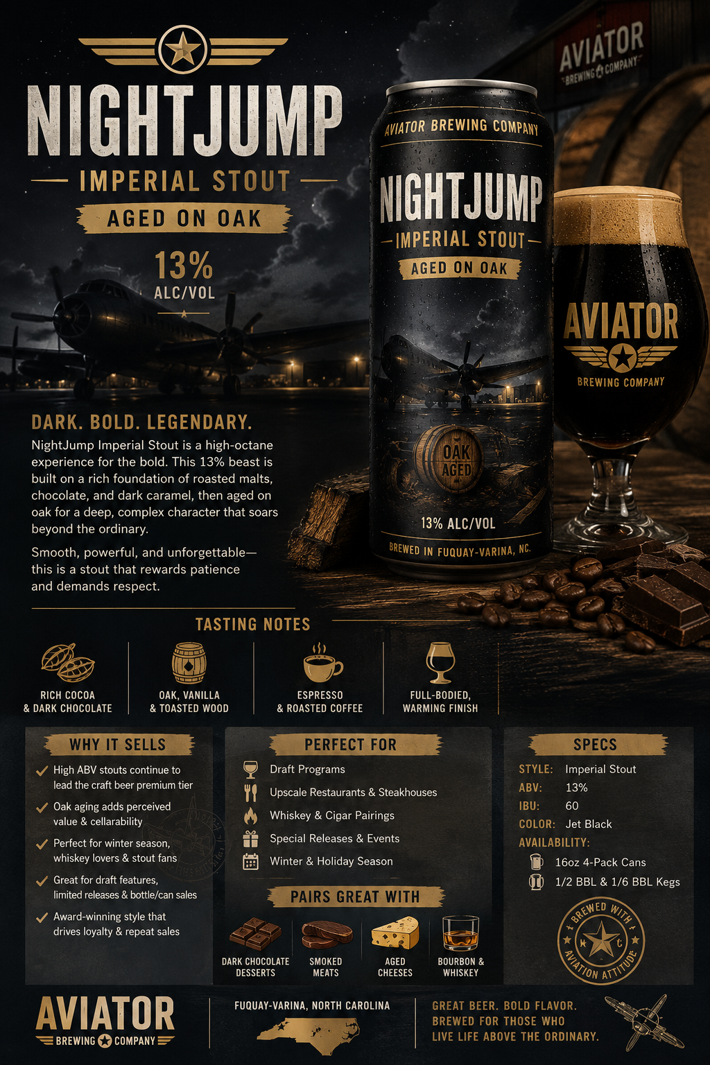 NightJump beer artwork